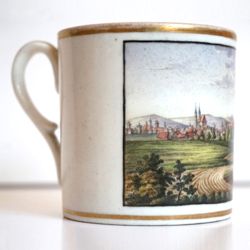 Tasse mit Nürnberg-Ansicht von „der Mittagsseite“ (Süden)