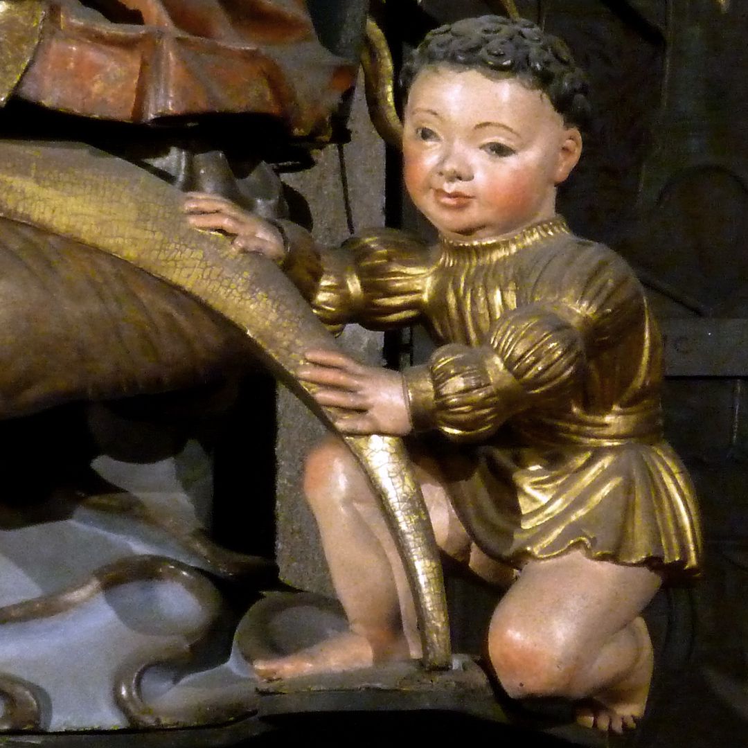 Welser-Madonna rechter Putto