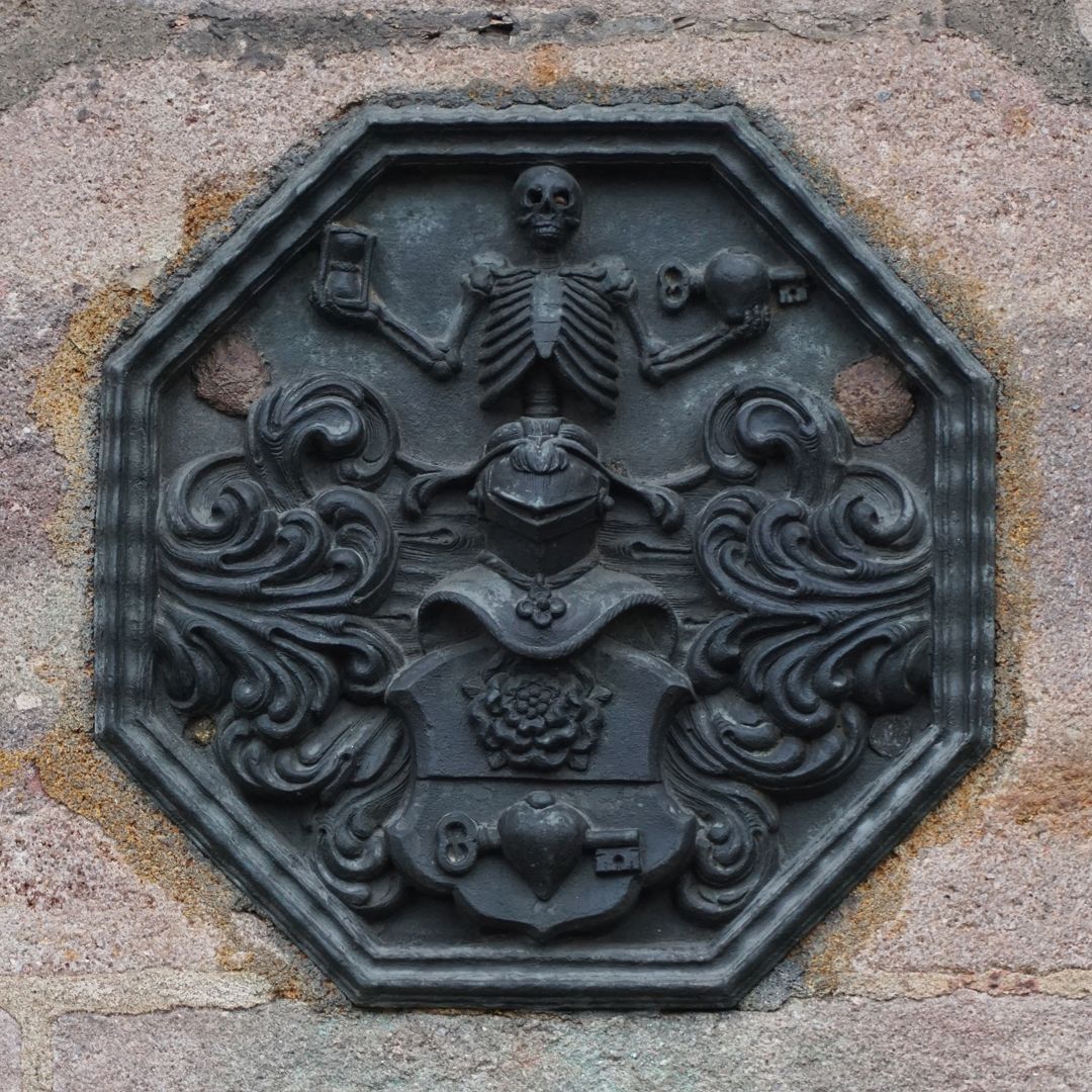 Wandgrabmal des Johann Schlütter Wappen