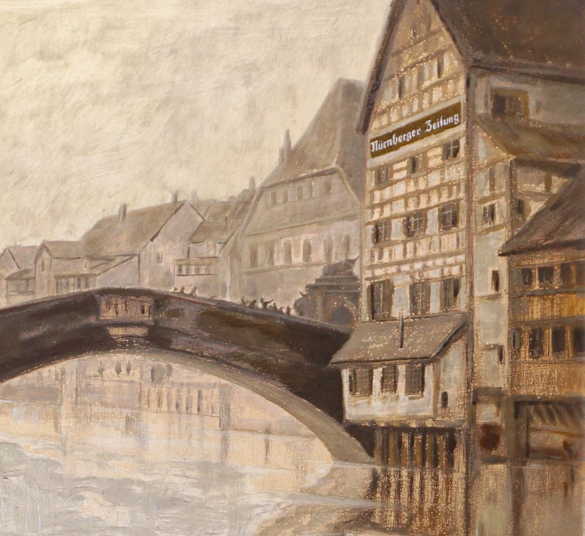 Fleischbrücke in Nürnberg Detailansicht