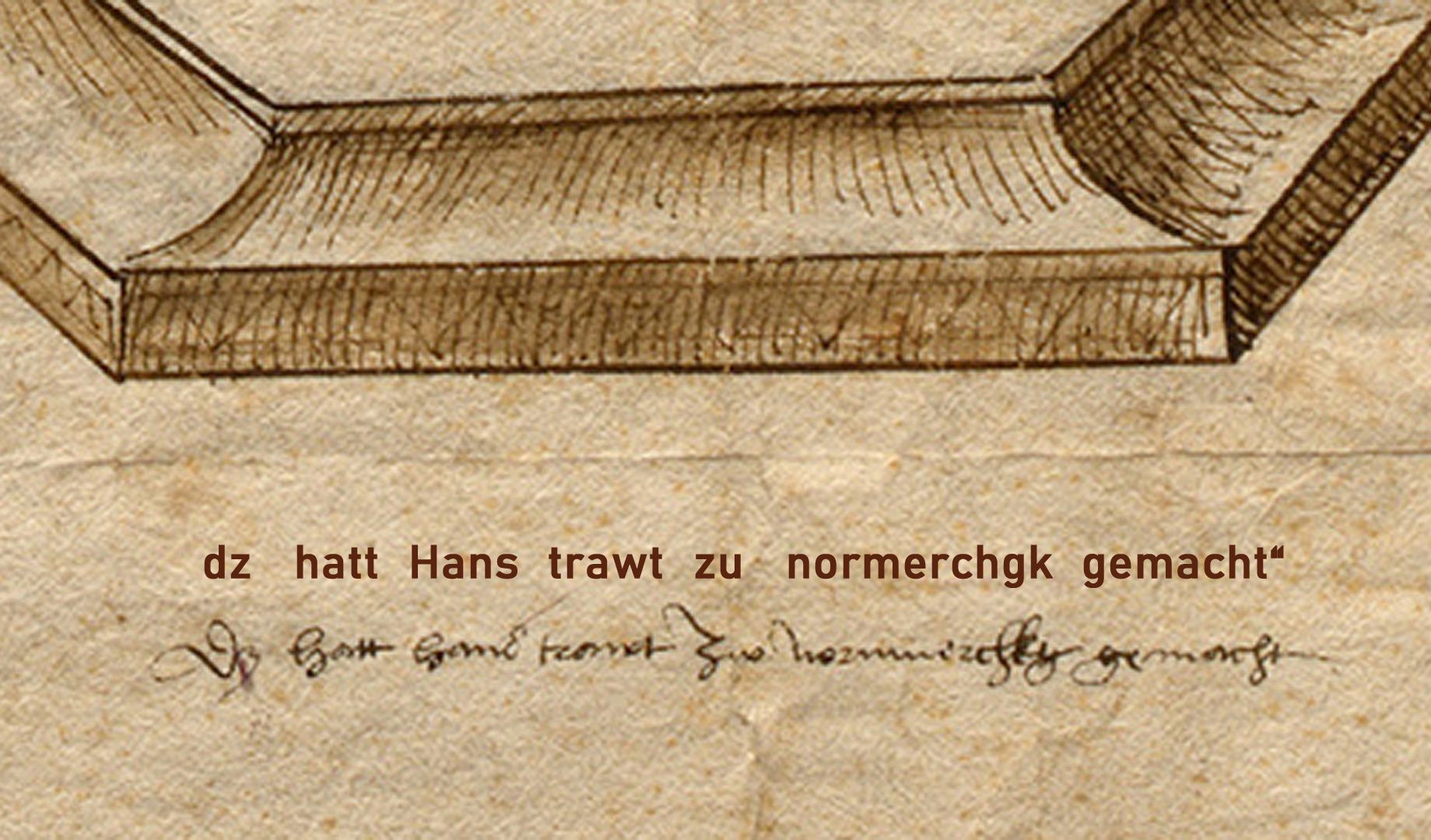 Sebastian - angeblich von Dürer mit der Notiz „Dz hatt Hans trawt zw Nornmerchkg gemacht“ versehen -