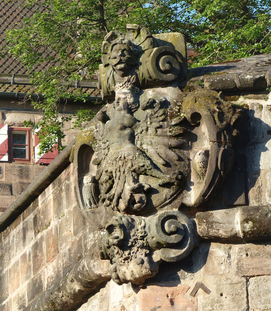 Vestnertorbastei: Wappen der Ostseite 