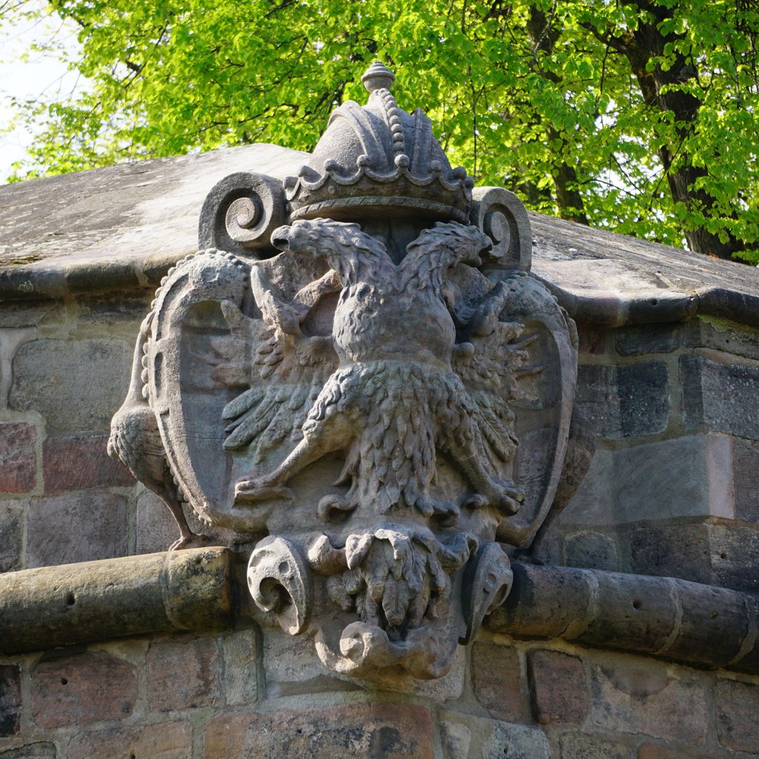 Vestnertorbastei: Wappen der Nordseite 
