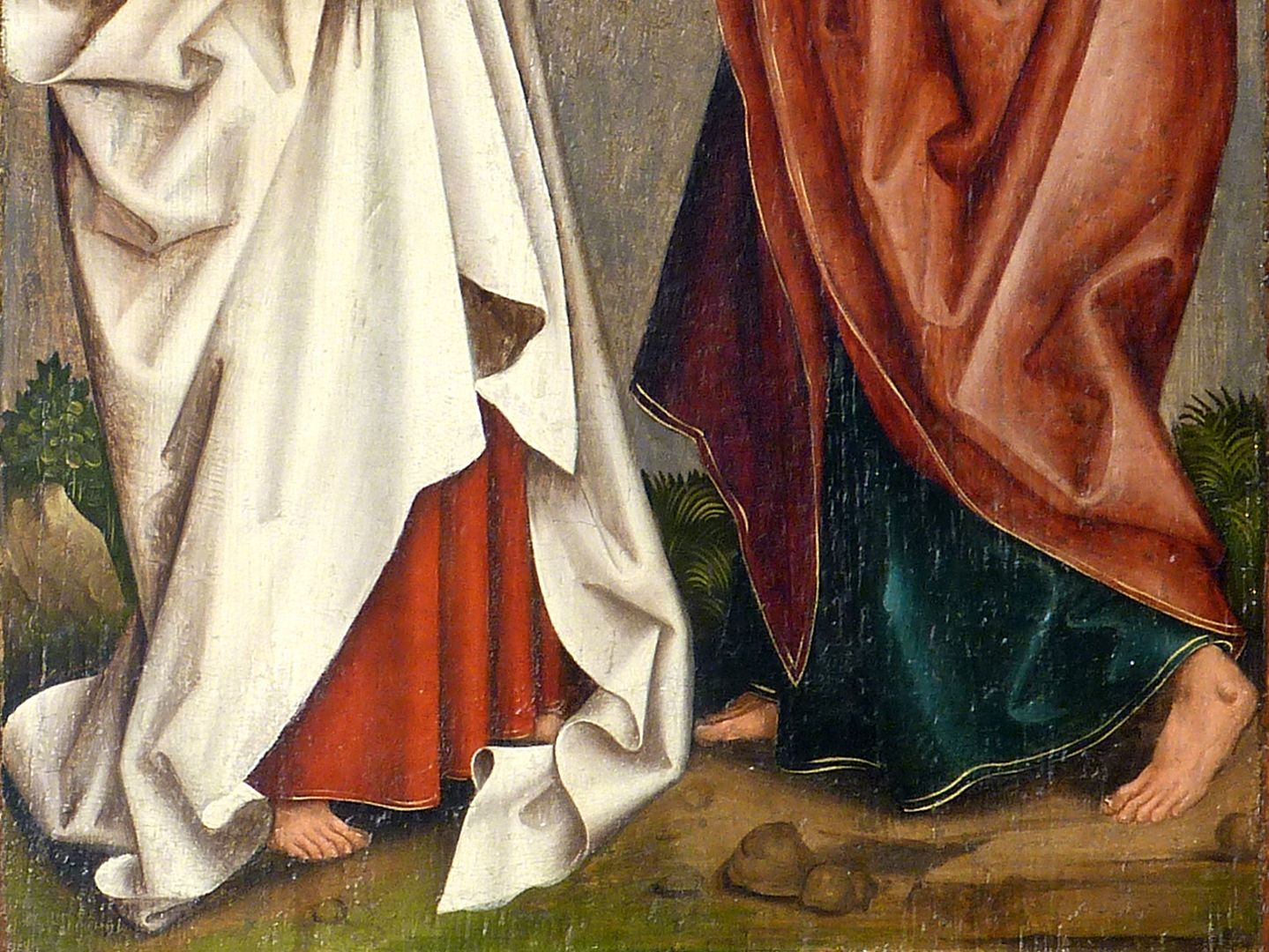 Tafeln des Harsdörffer Altars Paulus und Johannes, Detail