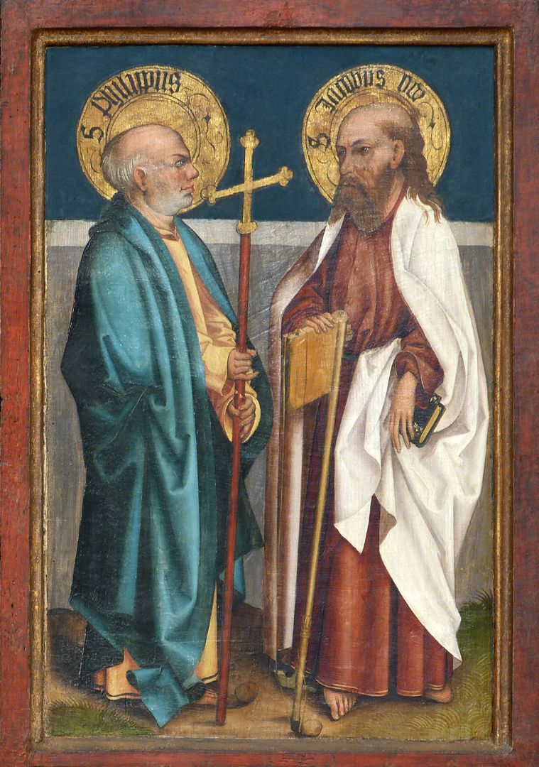 Tafeln des Harsdörffer Altars Philippus und Jacobus minor