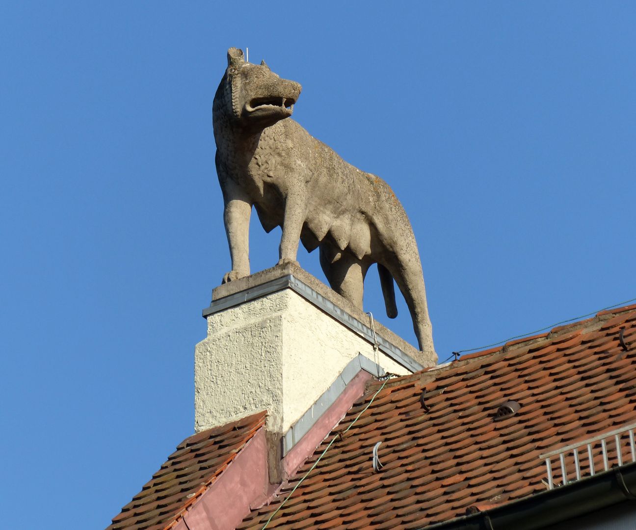 Kapitolinische Wölfin Ansicht von Nordwesten