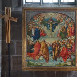 <Allerheiligenbild / Landauer Altar
