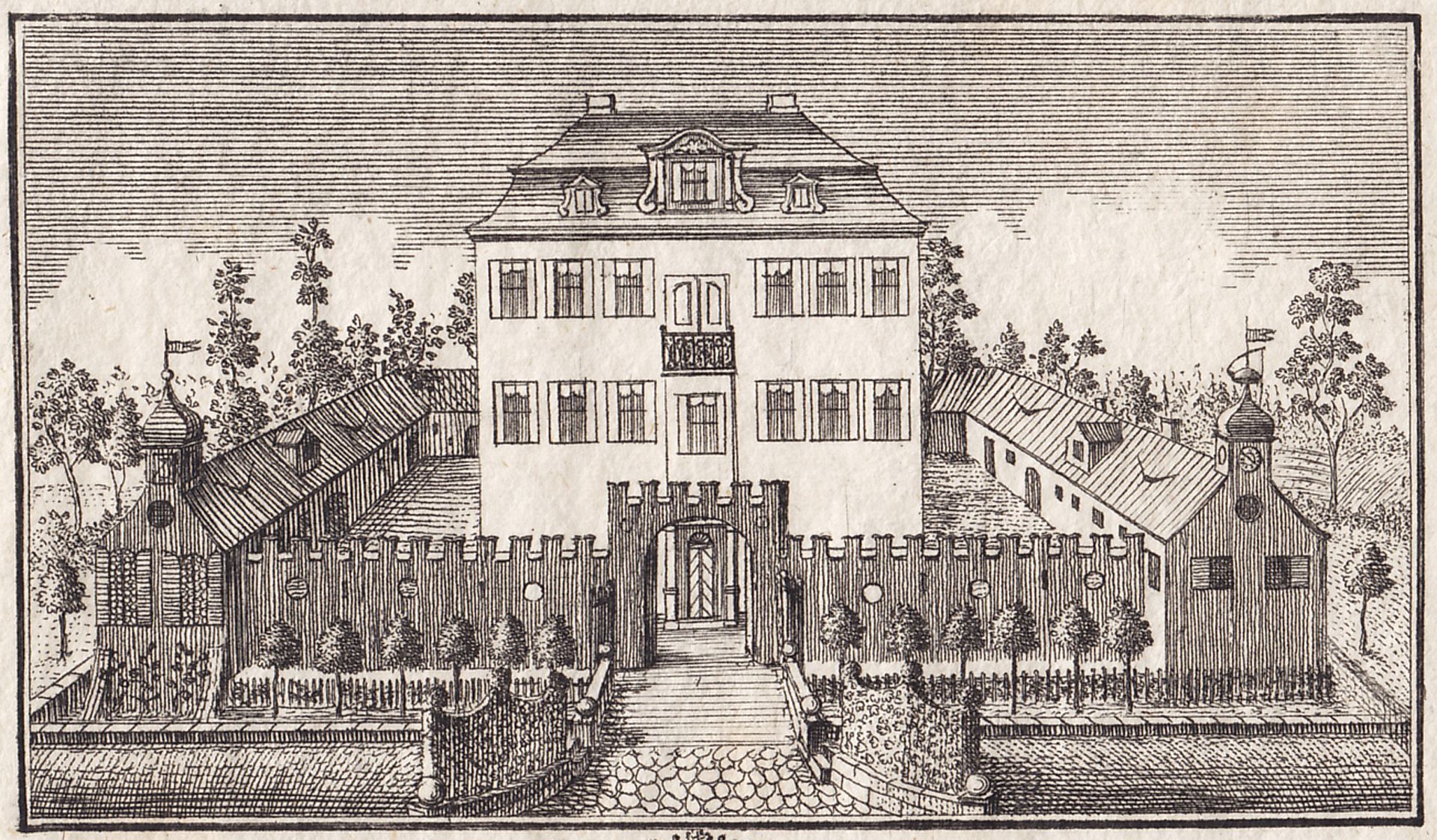 Des Herrn von Volkamer Schloss auf den Thumenberg Bildausschnitt