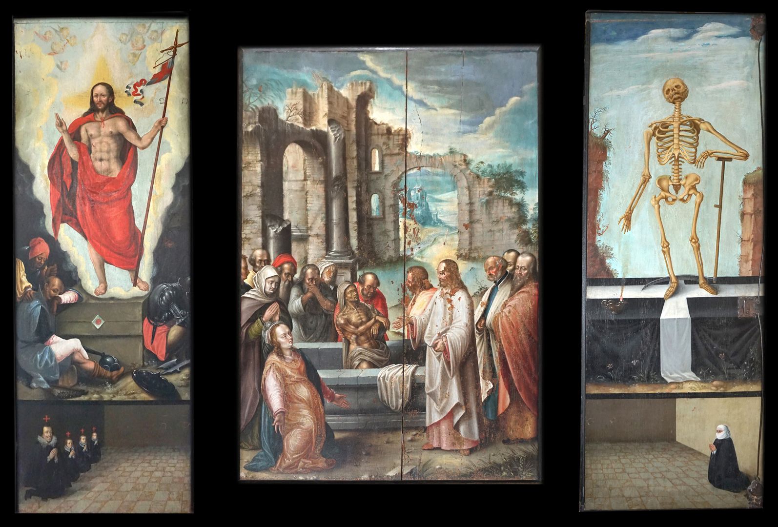 Gemäldeepitaph für Sigmund Herel Triptychon