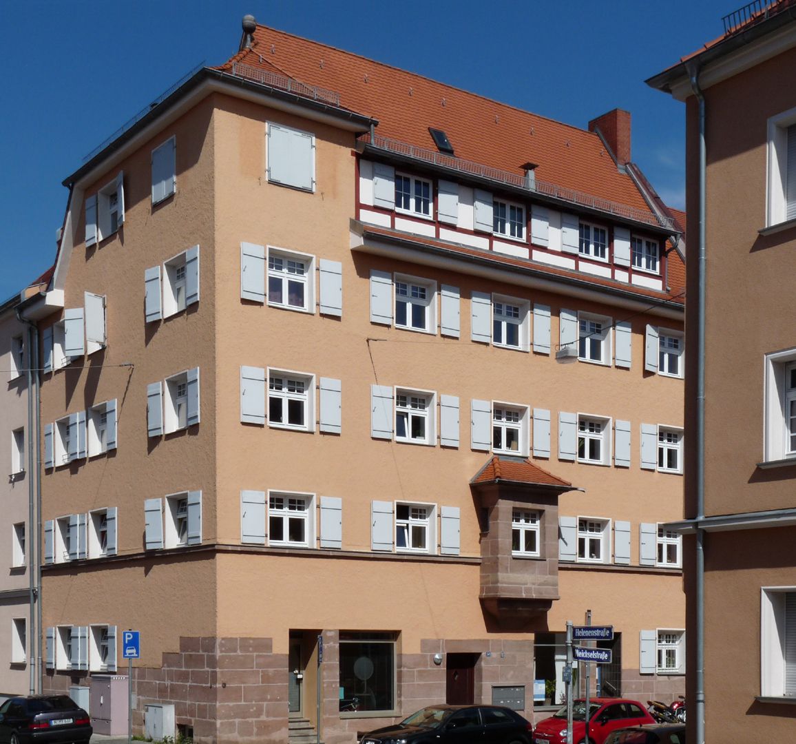 Wohnhaus, Weichselstraße 10 Gesamtansicht von SW