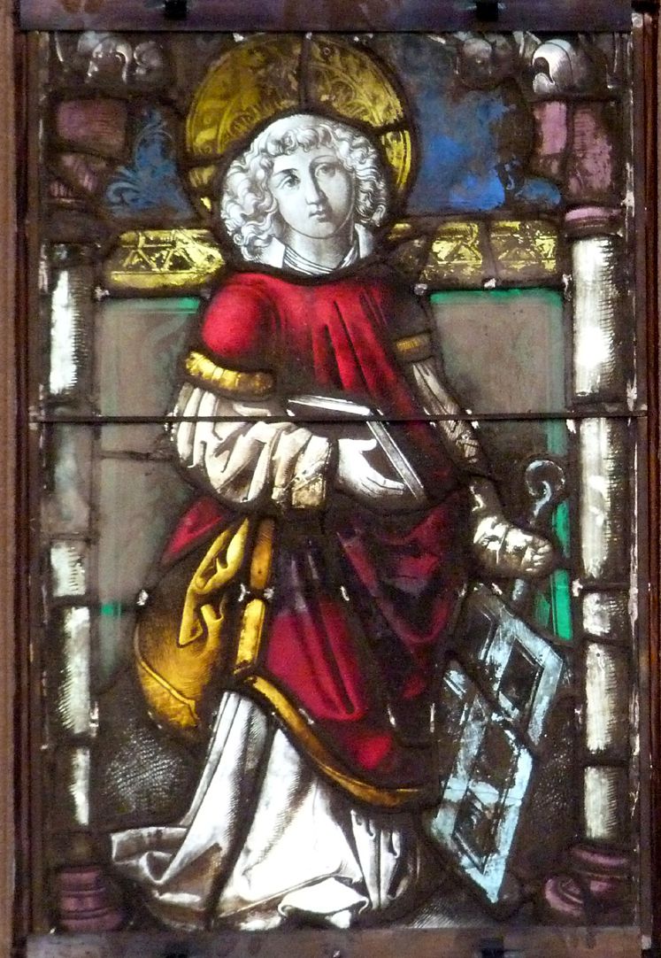 Hirschvogelfenster St. Lorenz mit dem Rost