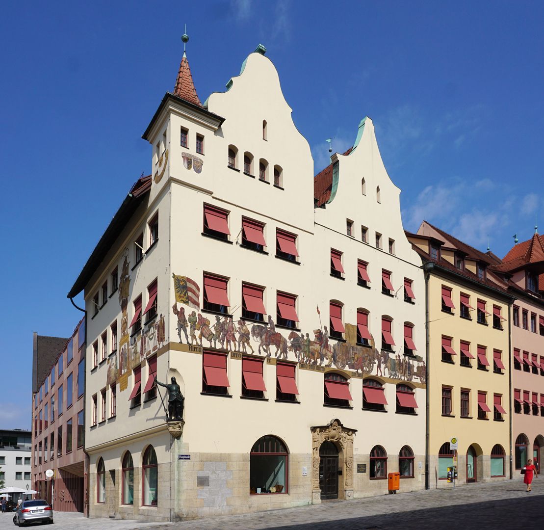 Kaufmannszug Hausecke, Ostfassade