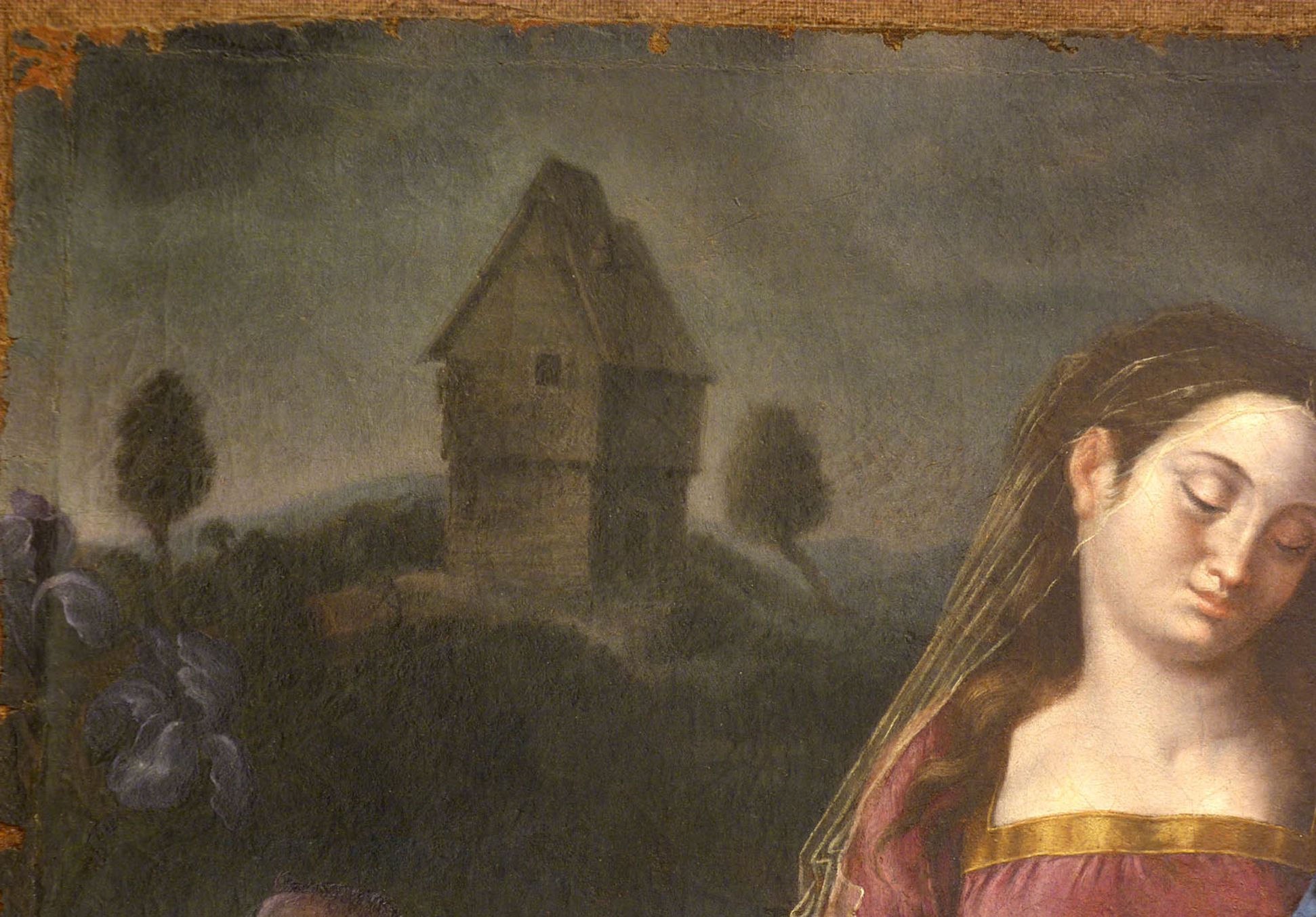 Madonna degli Animali Detail mit Nürnberger Weiherhaus