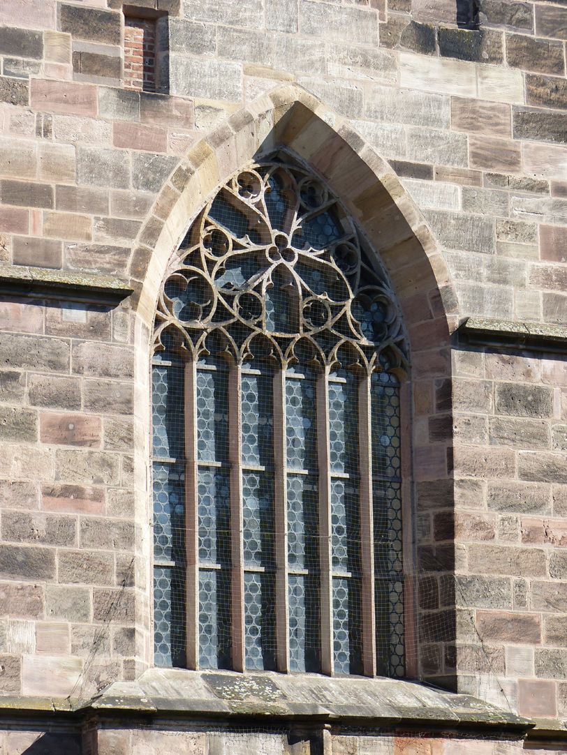 Entwurf zur Neugestaltung der Jakobskirche in Nürnberg Maßwerkfenster von Heideloff nach Kölner Muster