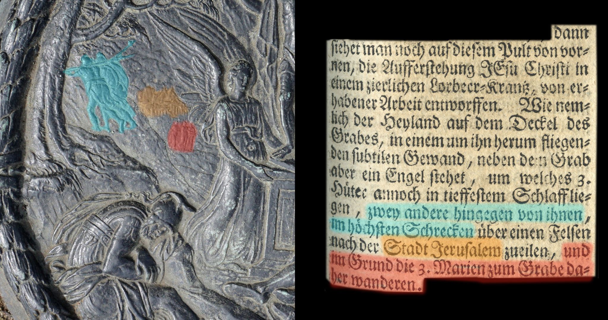 Wenzel Jamnitzer Grabstätte Auszug aus Joh. Martin Trechsels, Großkopf genannt: "Verneuertes Gedächtnis des nürnbergischen Johannis Kirch Hof ..." , Franckf. & Leipzig 1735, Seite 391