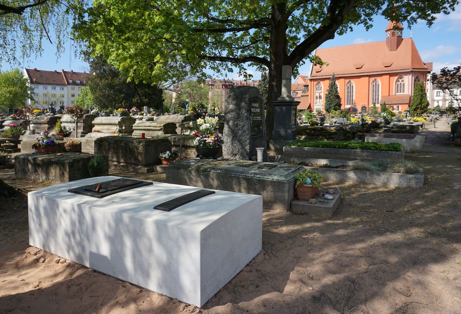 Grabstätte des Johann Sebastian Staedtler Lage im Gräberfeld