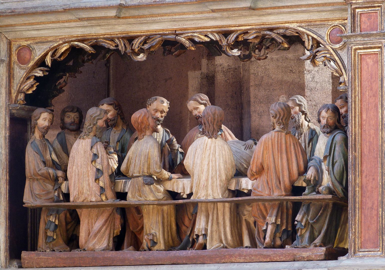 Johannesaltar (Altar der beiden Johannes) Abendmahl, Gesamtansicht