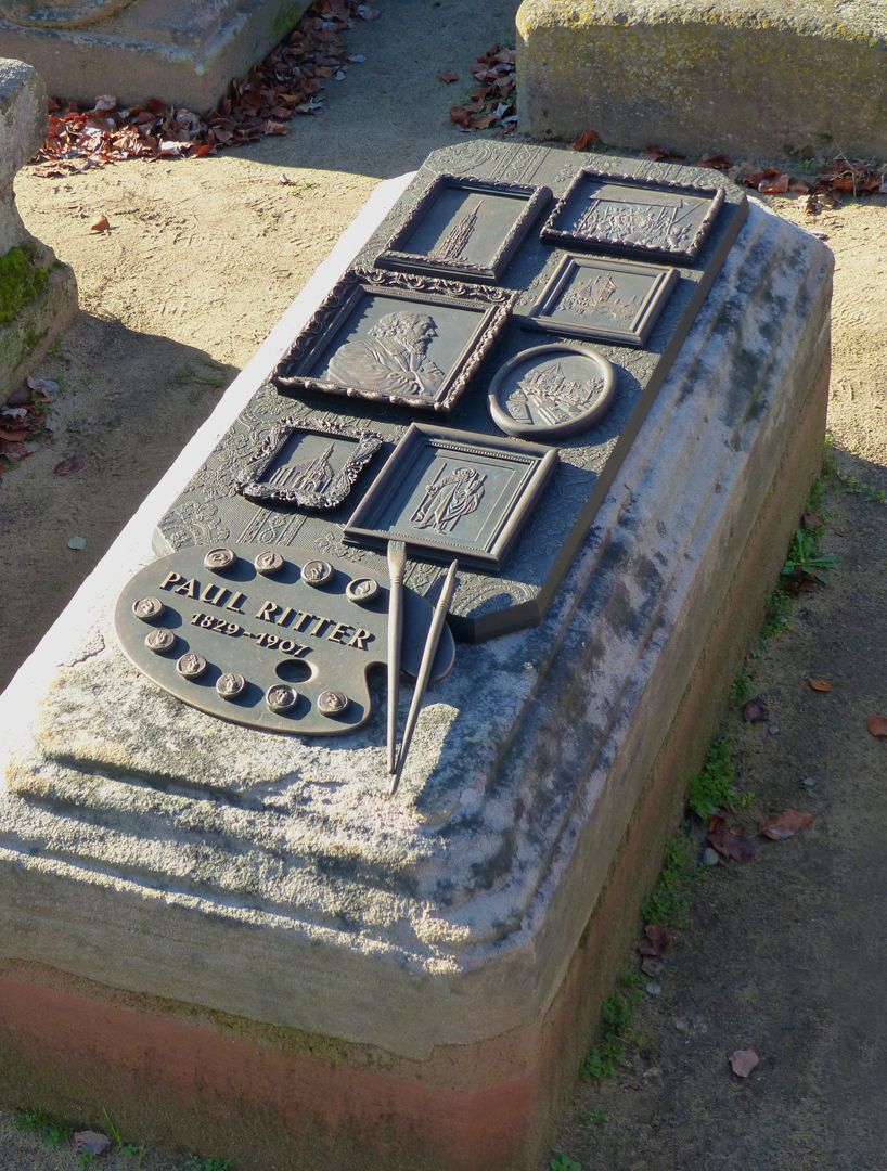 Paul Ritter Grabstätte Grabstätte mit neuem Epitaph