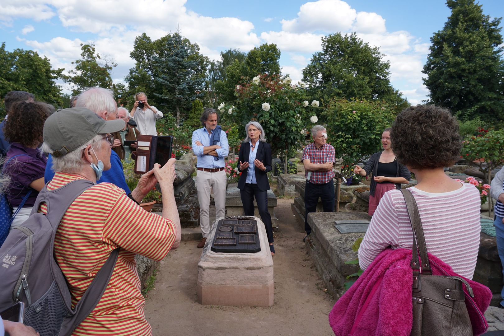 Paul Ritter Grabstätte Einweihung des neuen Paul Ritter Epitaphs
