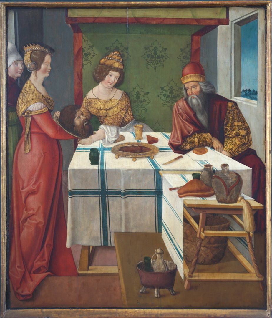 Johanniskirche / Hochaltar / erste Wandlung Gastmahl des Herodes