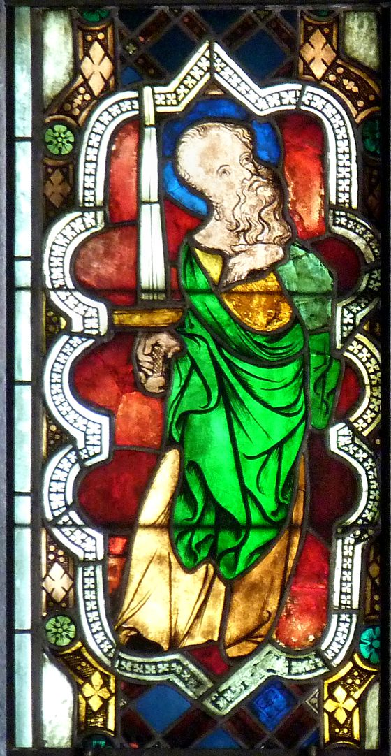 Kaiserfenster Darstellung des Hl. Paulus im sog. Kaiserfenster