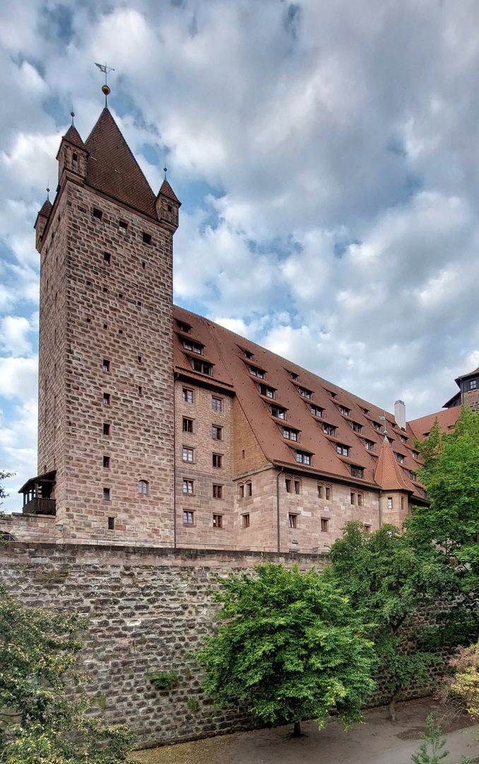 Kaiserstallung Luginsland und Kaiserstallung, Ansicht von Nordost