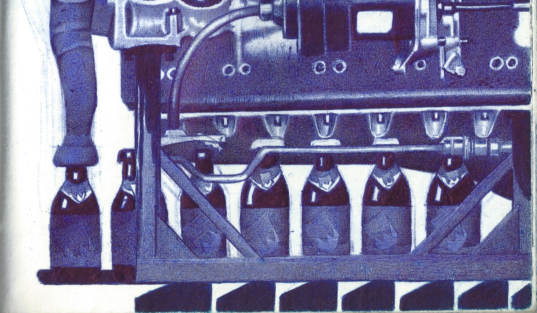 Flugmaschine Detailansicht