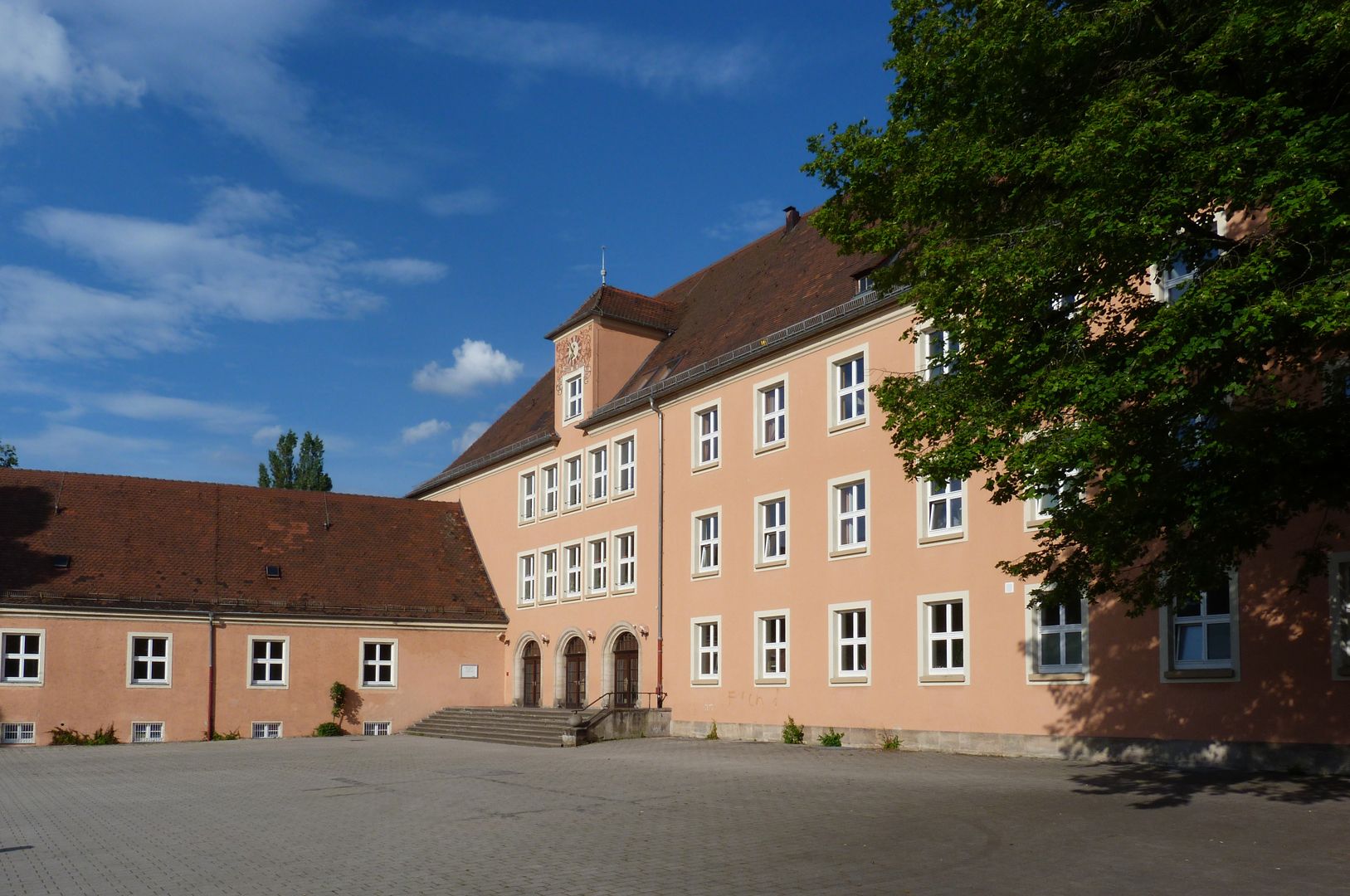 Konrad-Groß-Schule Schulgebäude, Hofseite