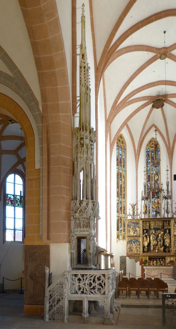 Sakramentshaus in Schwabach Gesamtansicht von Westen