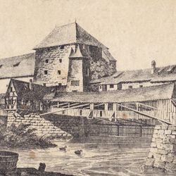 Der sogenannte Trockensteg in Nürnberg