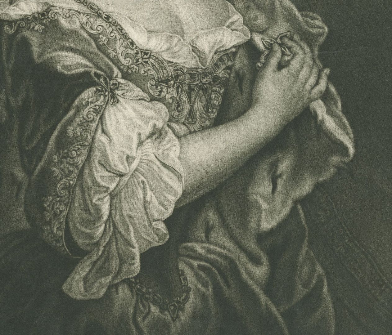 Portrait der Christiana Carola Detailansicht