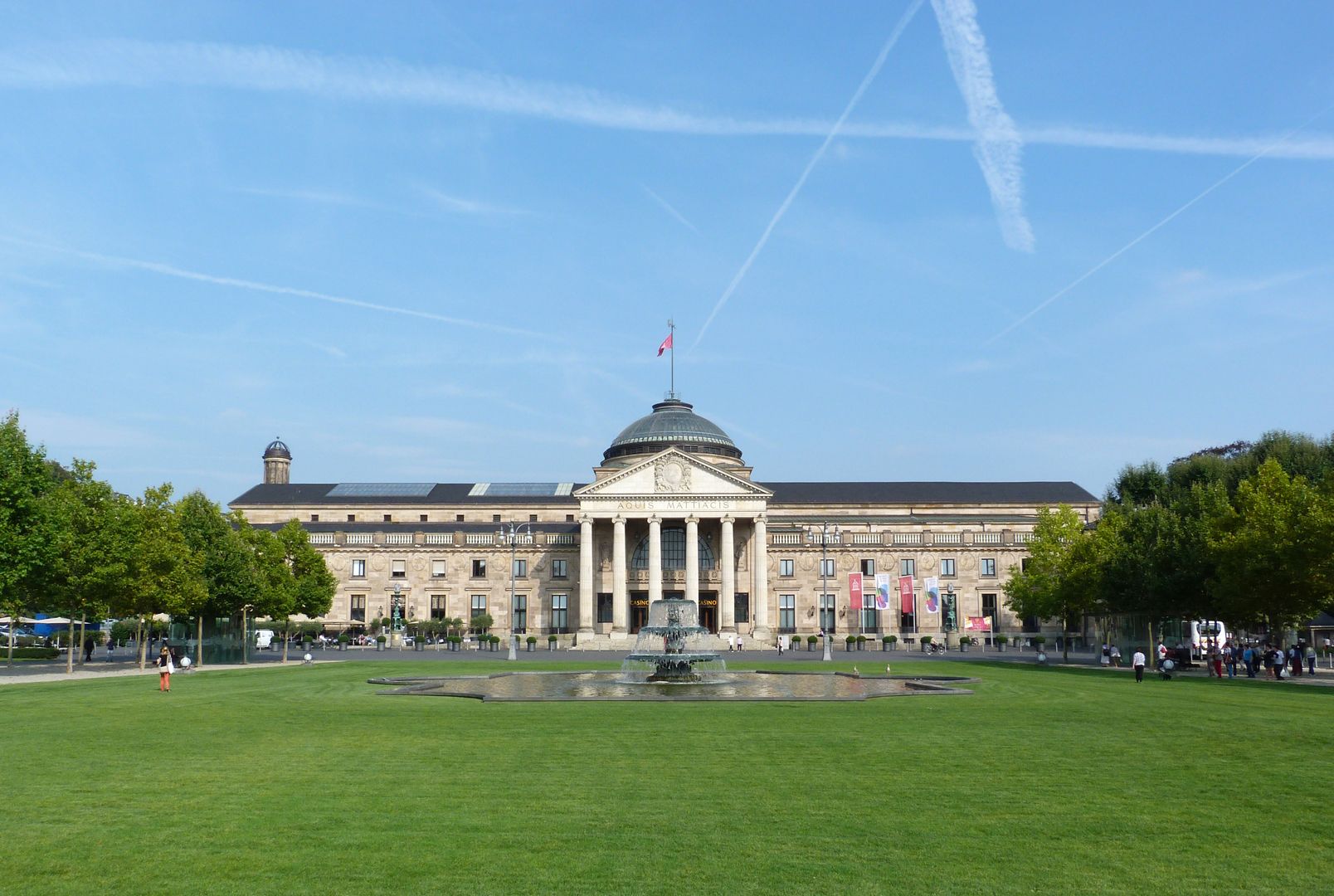 Apollo Kurhaus, Ansicht von Westen