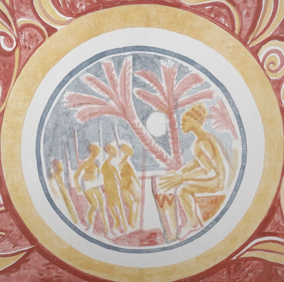 Marienkapelle Decke, Darstellung einer "Naturreligion"