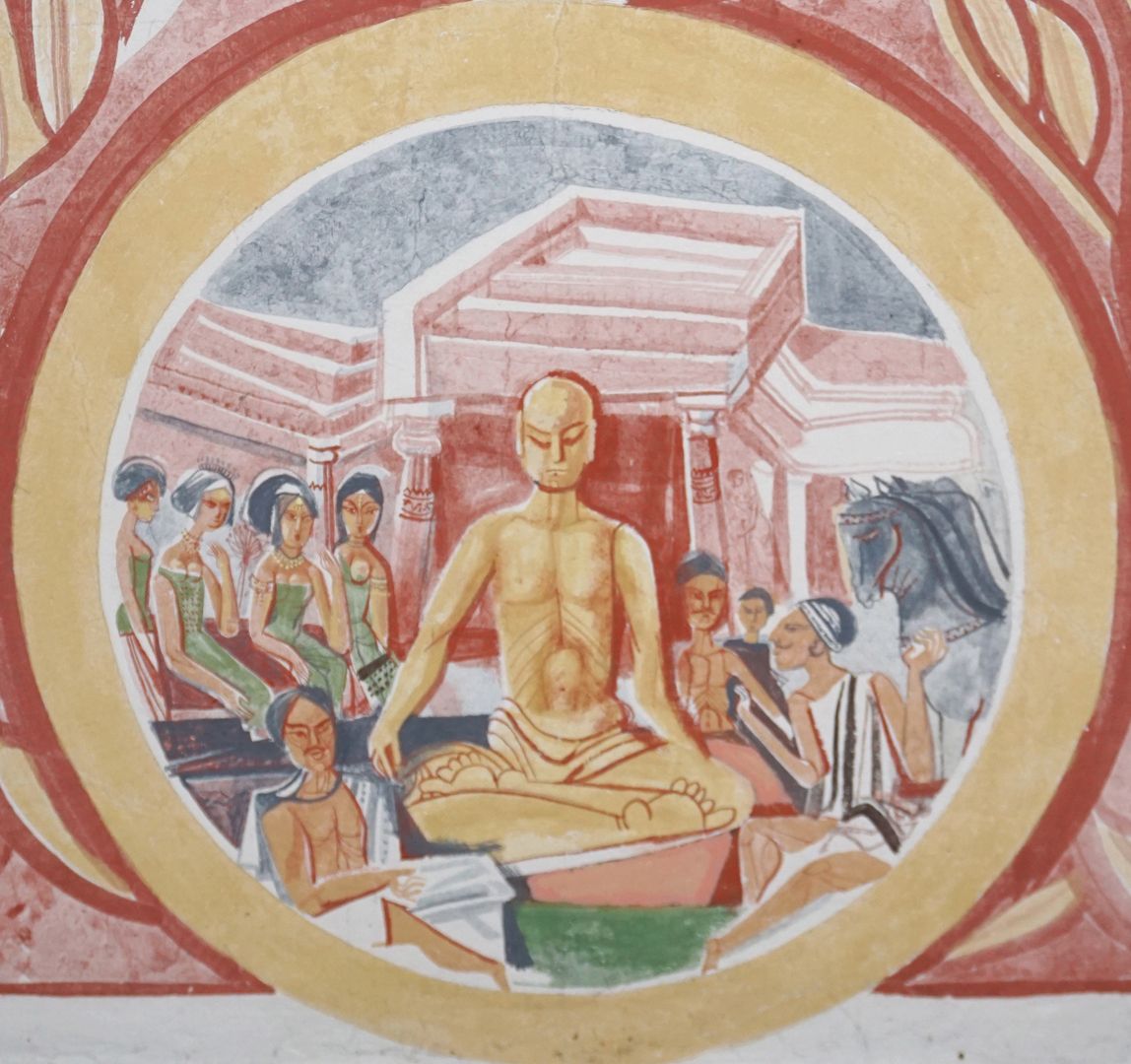 Marienkapelle Decke, Buddha im Lotussitz