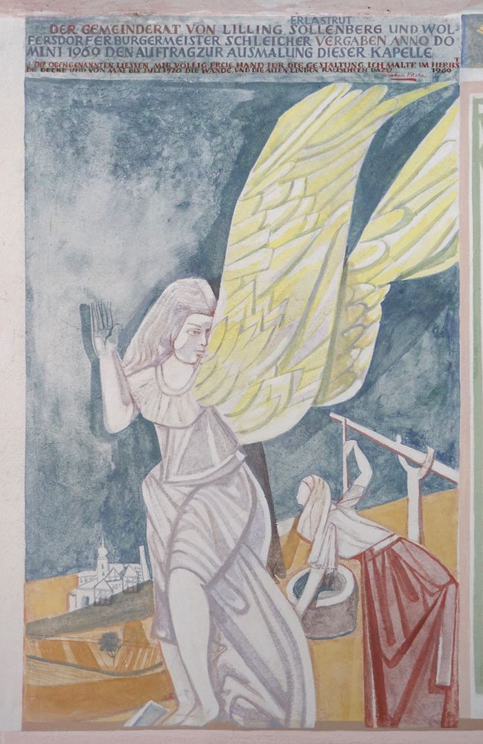 Marienkapelle Engel verkündet Anna die Geburt einer Tochter