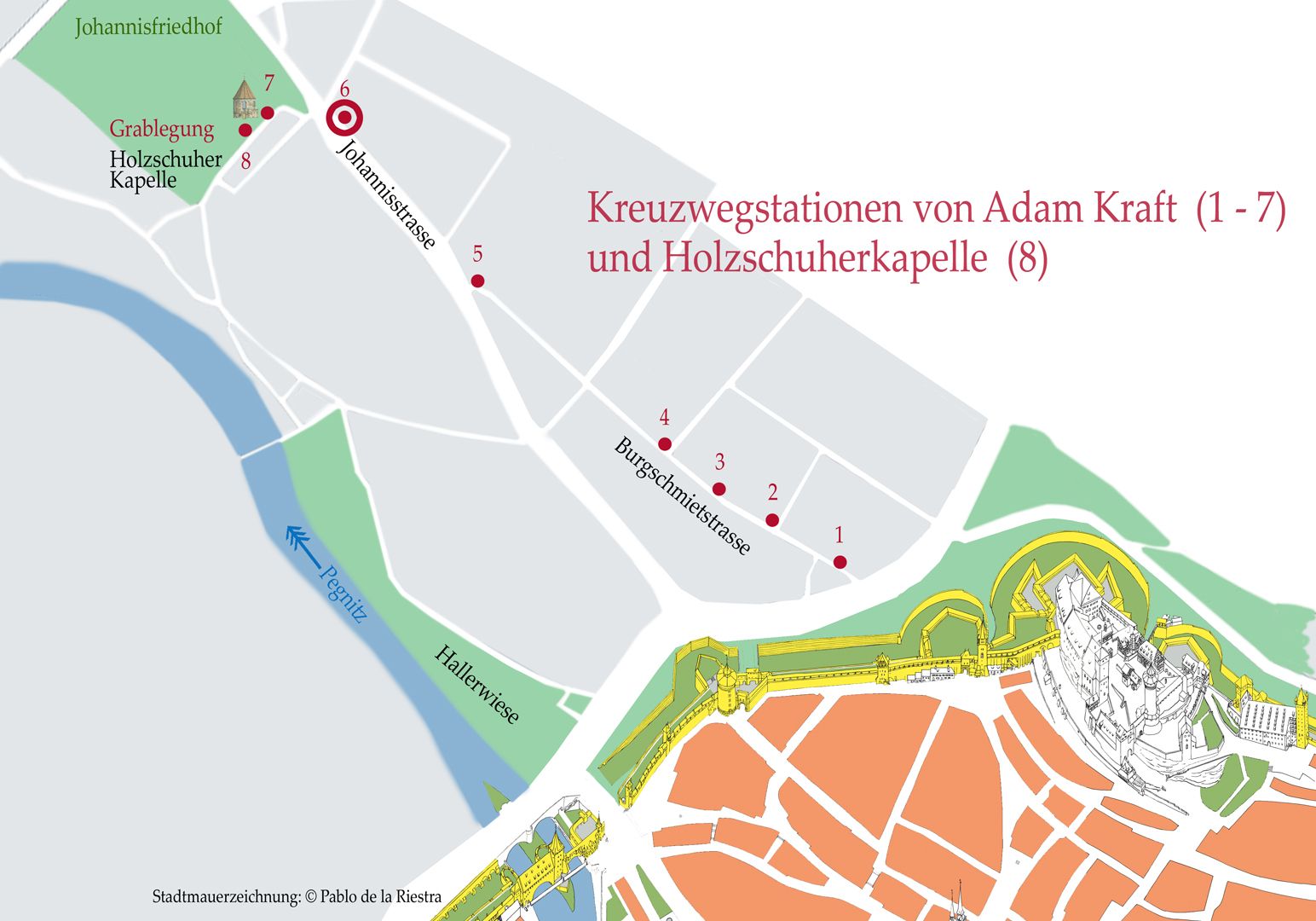 6. Kreuzwegstation Lageplan