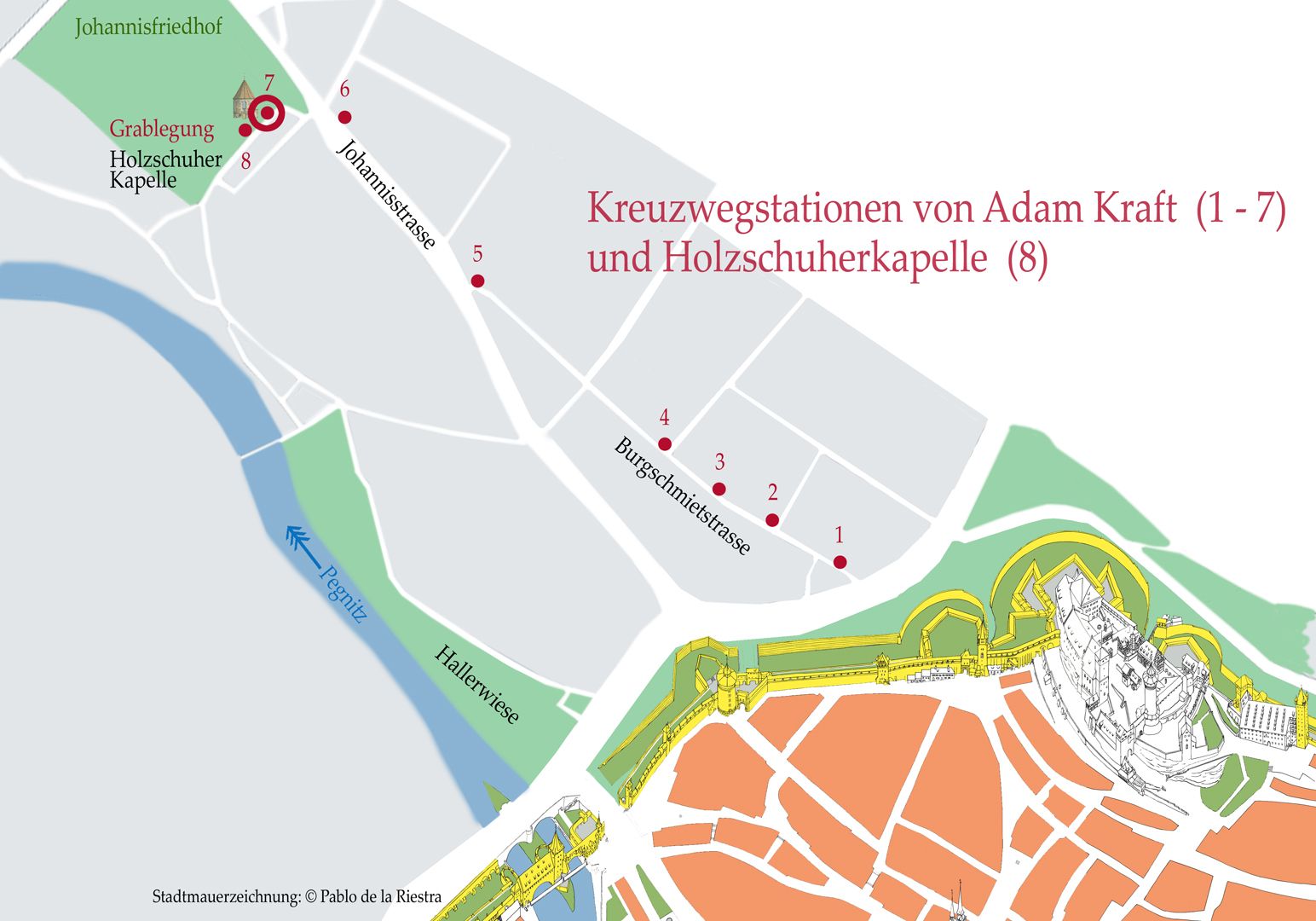 7. Kreuzwegstation Lageplan