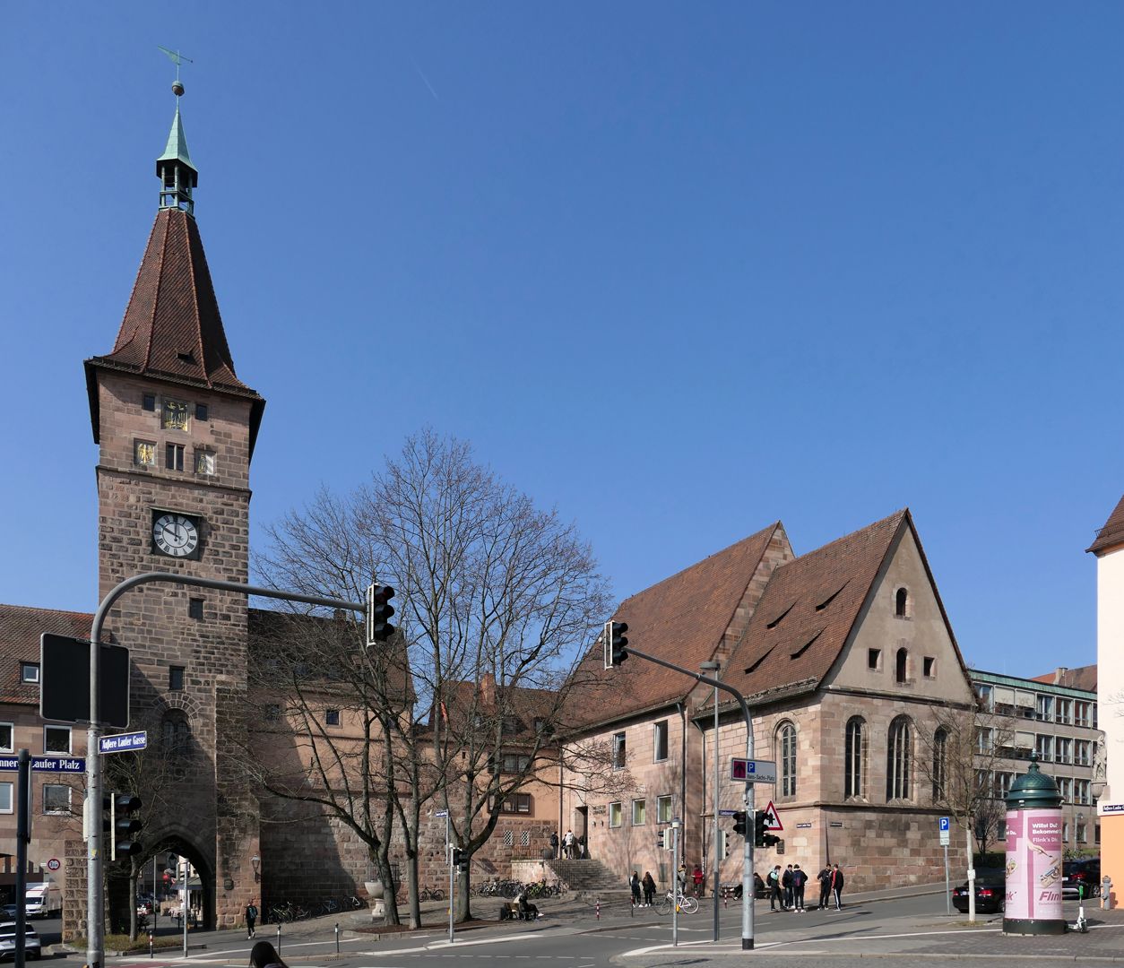 Landauersche Zwölfbrüderkapelle / Allerheiligenkapelle Lage vor Ort