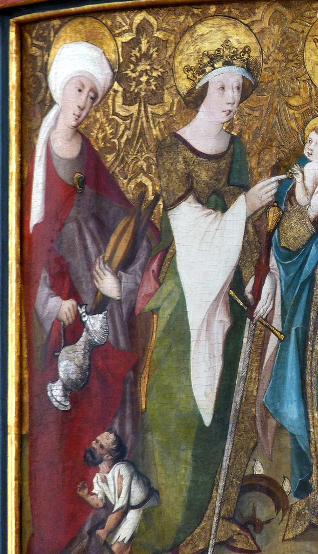 Lehenmaier Epitaph Heiligen Elisabeth und Katharina