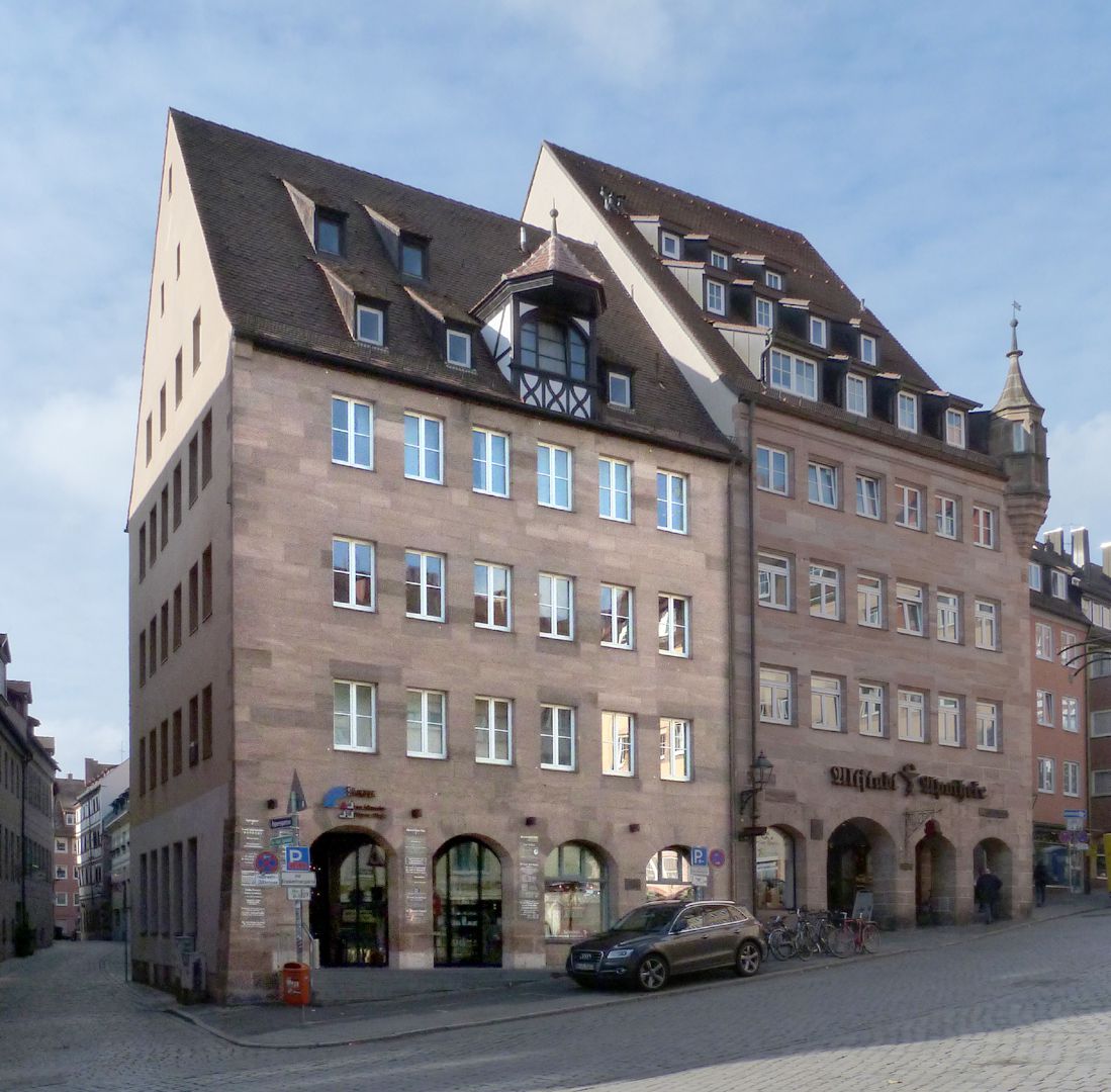 Ärztehaus Platzansicht, Haus Albrecht-Dürer-Platz 9 und 11