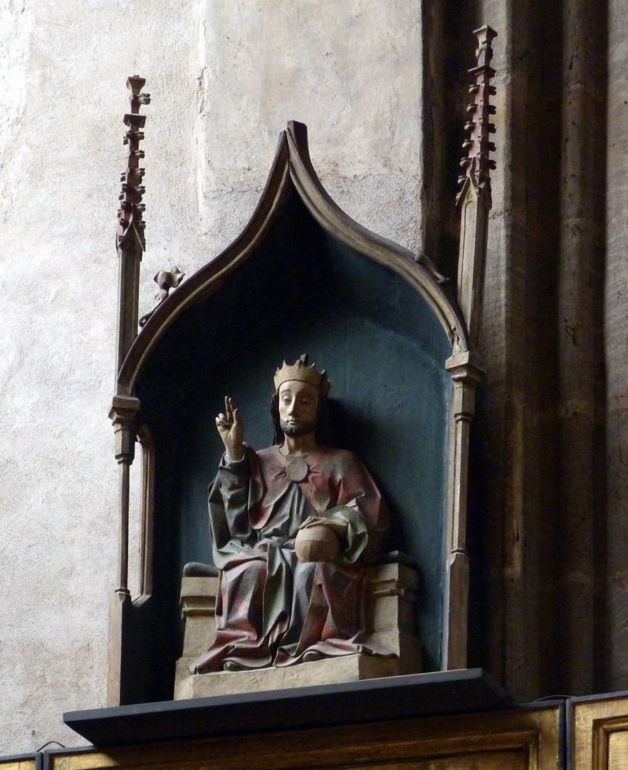 Wolfgangsaltar Christus als Weltenrichter