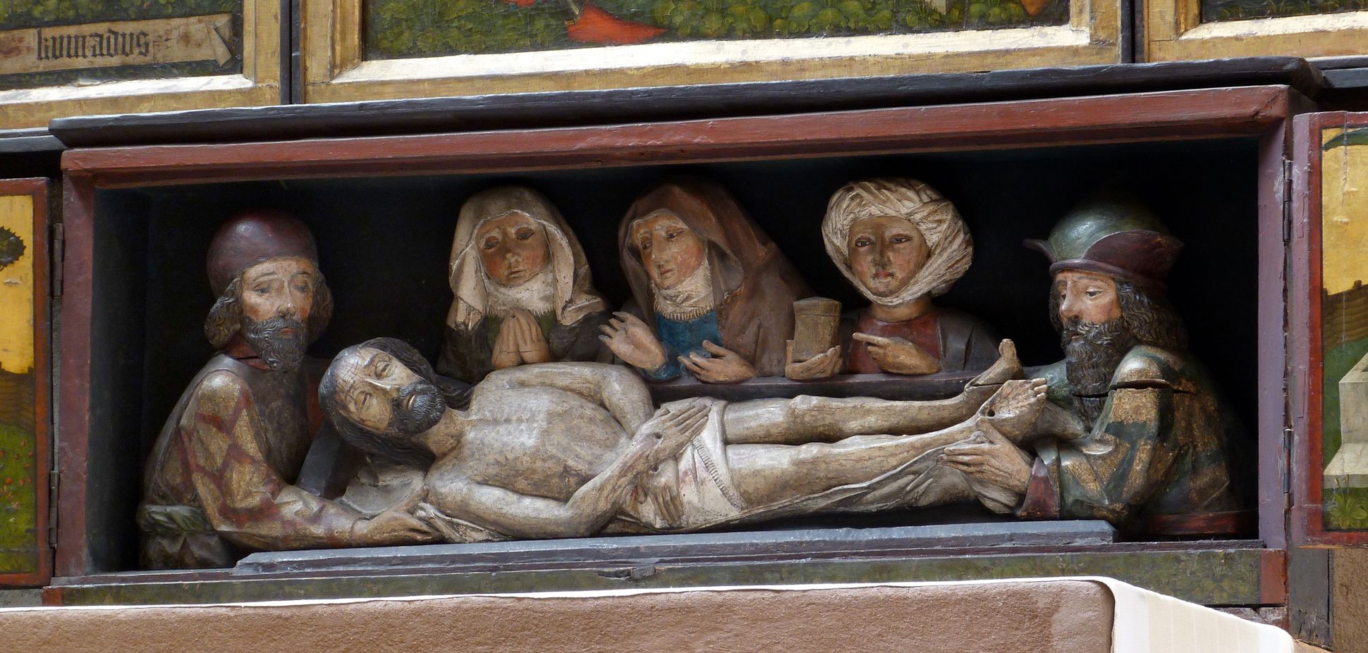 Wolfgangsaltar Grablegung Christi