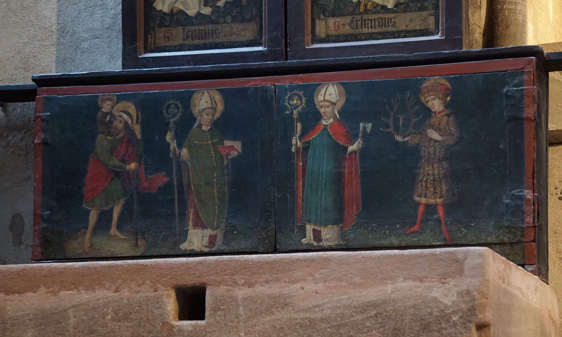 Wolfgangsaltar geschlossene Predella