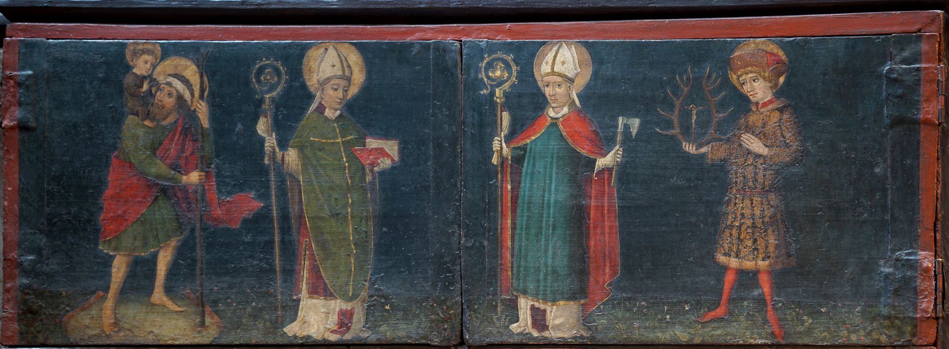 Wolfgangsaltar geschlossene Predella