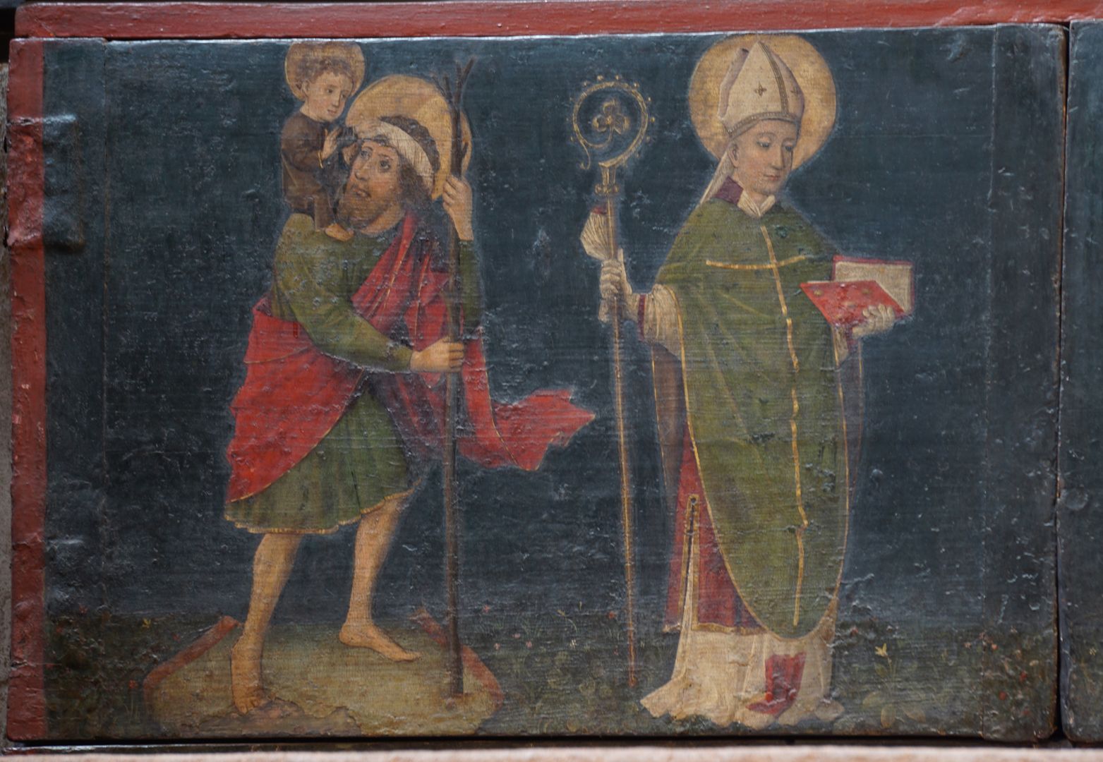 Wolfgangsaltar Christopherus und Konrad