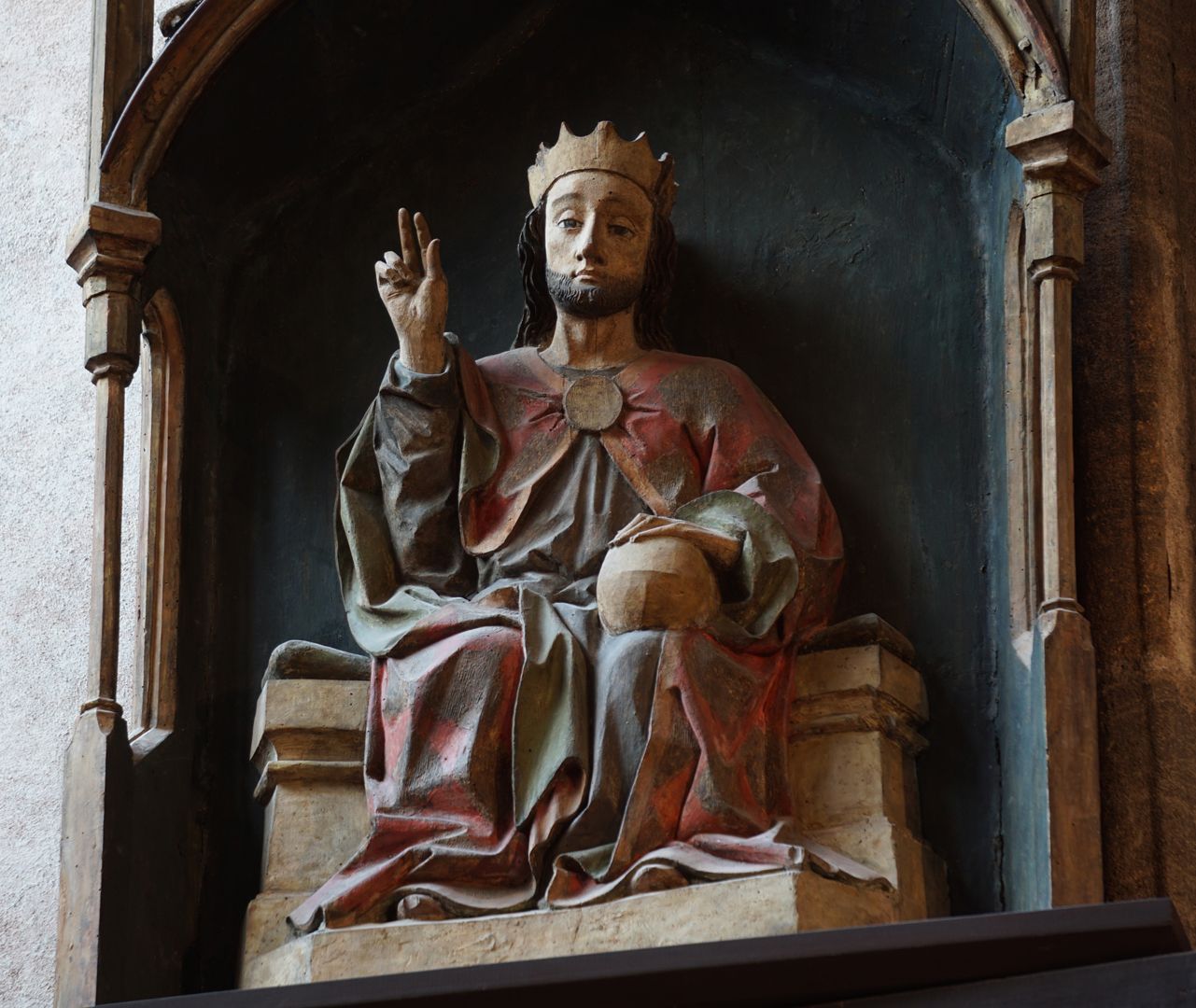 Wolfgangsaltar Christus als Weltenrichter