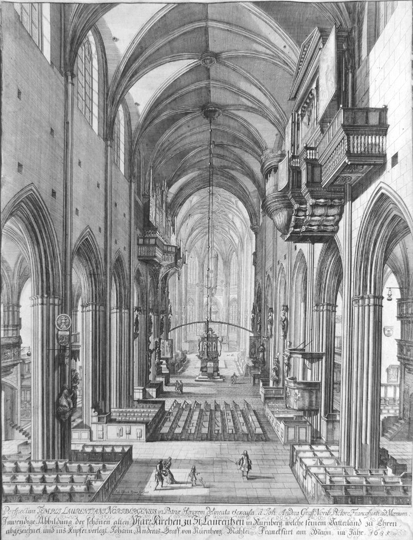 „Urbis Norimbergensis Insigniorum Templorum …“ St. Lorenz 