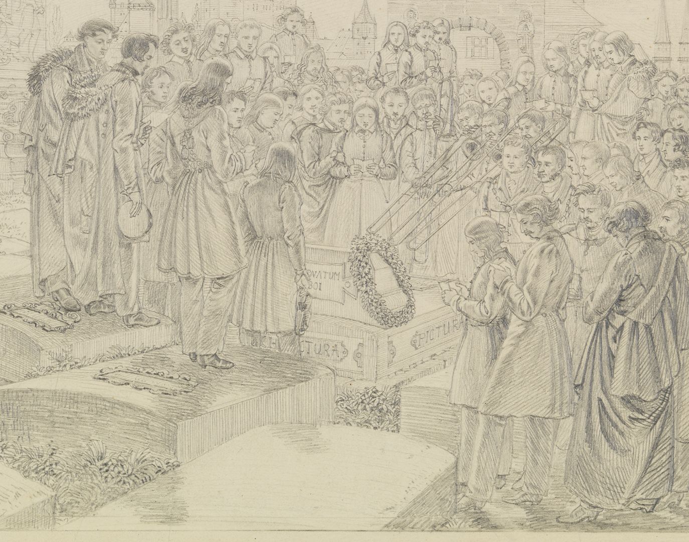 Gedenkfeier am Grabe Albrecht Dürers Detailansicht