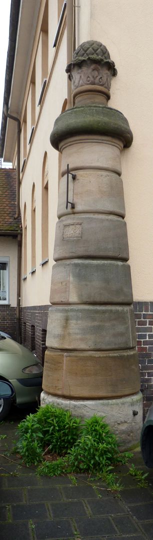 Verwaltungsgebäude der Neumeyer AG Nebengebäude, Detail