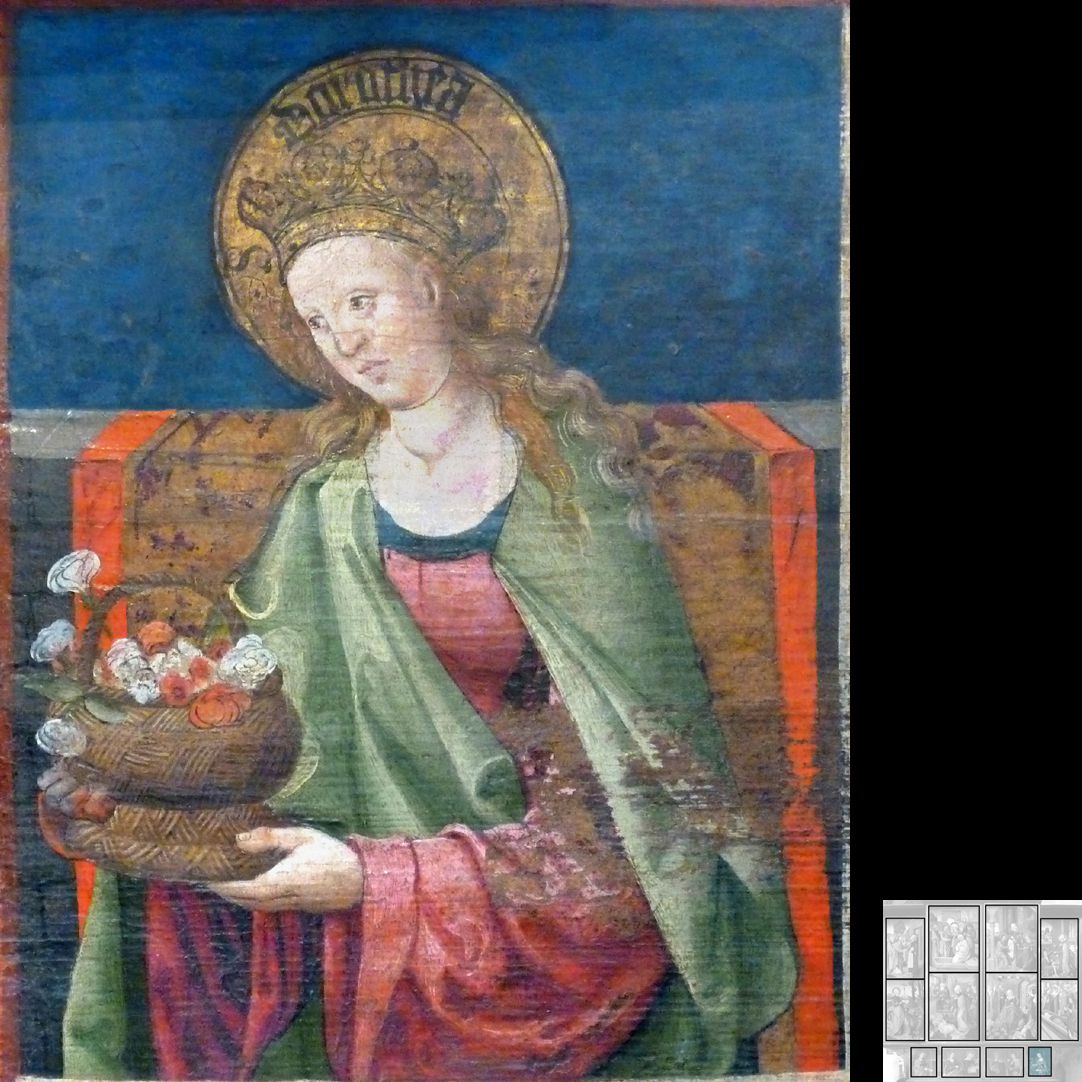 Marthaaltar Predella, Dorothea